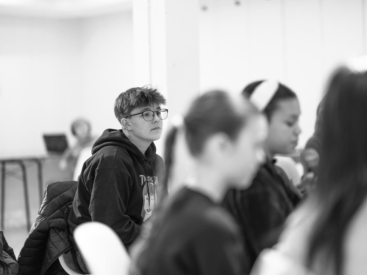 From the week of workshops with Goldsmiths Alchemy. Photo: Helle Navratil.