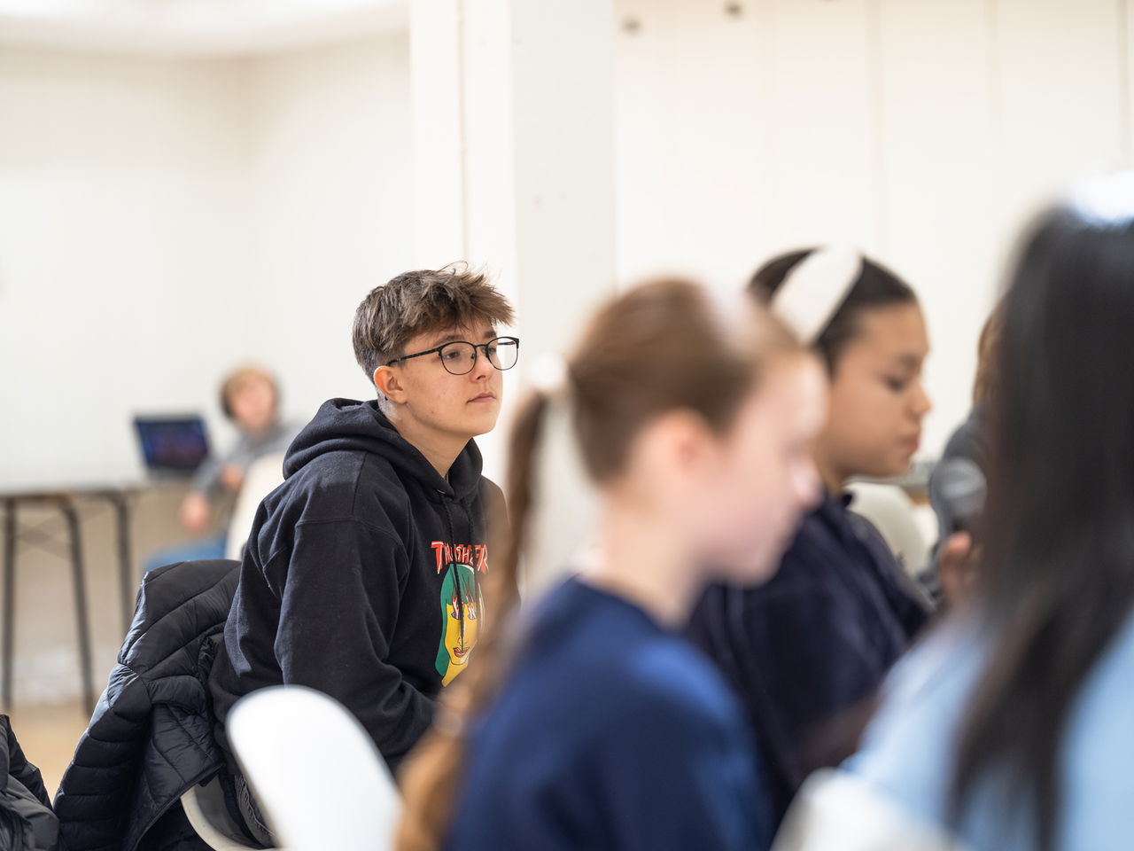 From the week of workshops with Goldsmiths Alchemy. Photo: Helle Navratil.