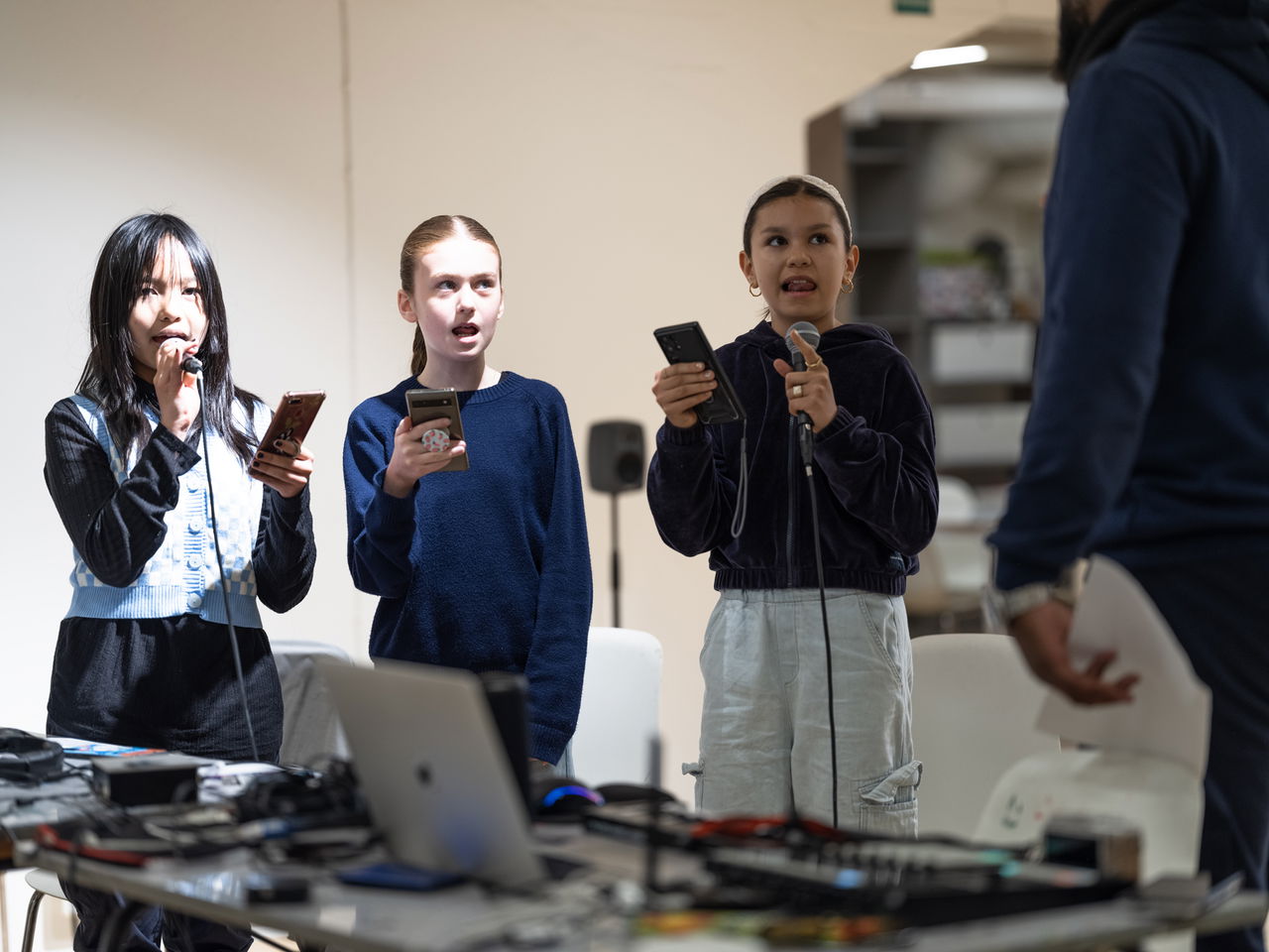 From the week of workshops with Goldsmiths Alchemy. Photo: Helle Navratil.