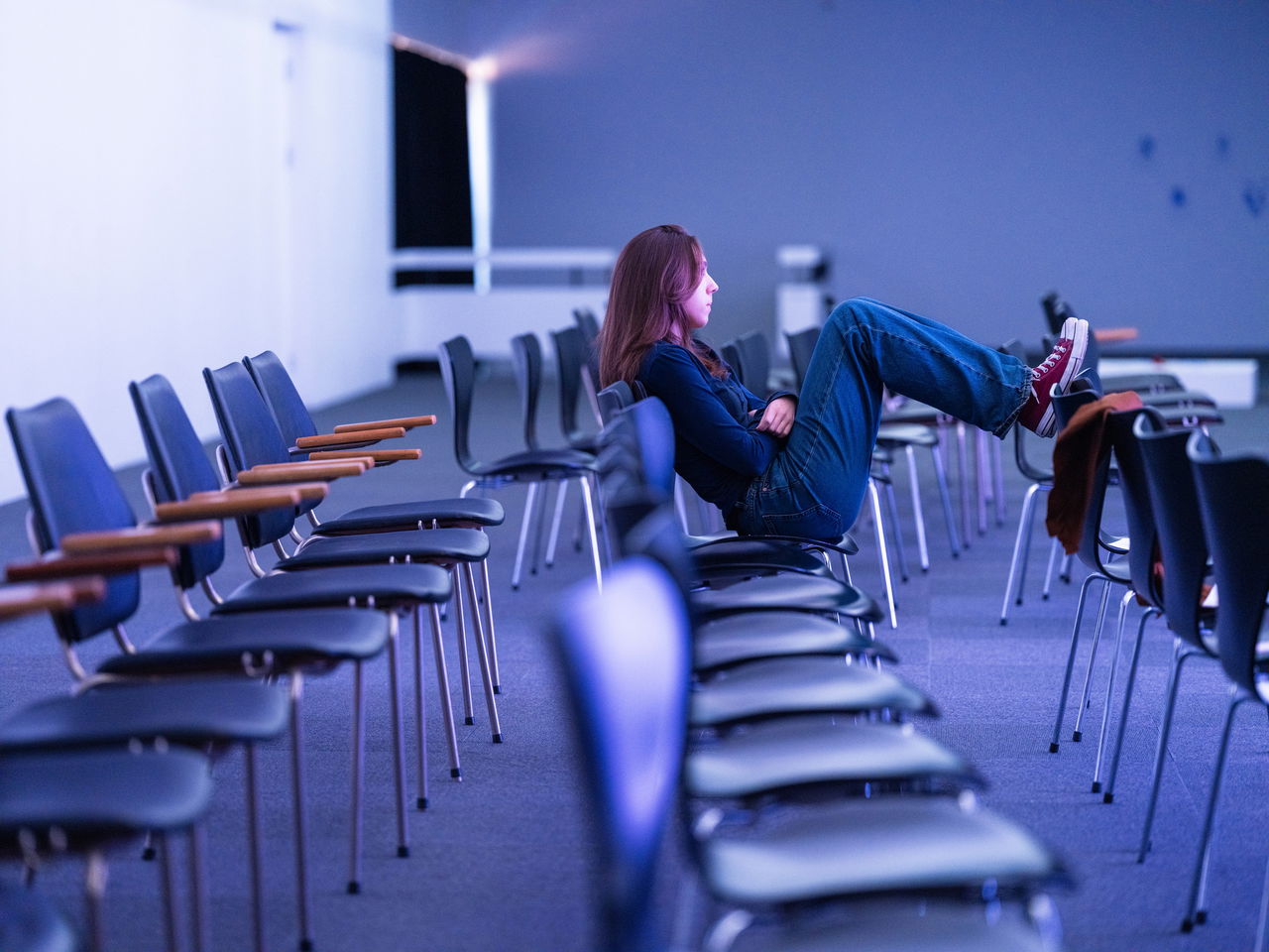 Getting ready for the public event. Photo: Helle Navratil.
