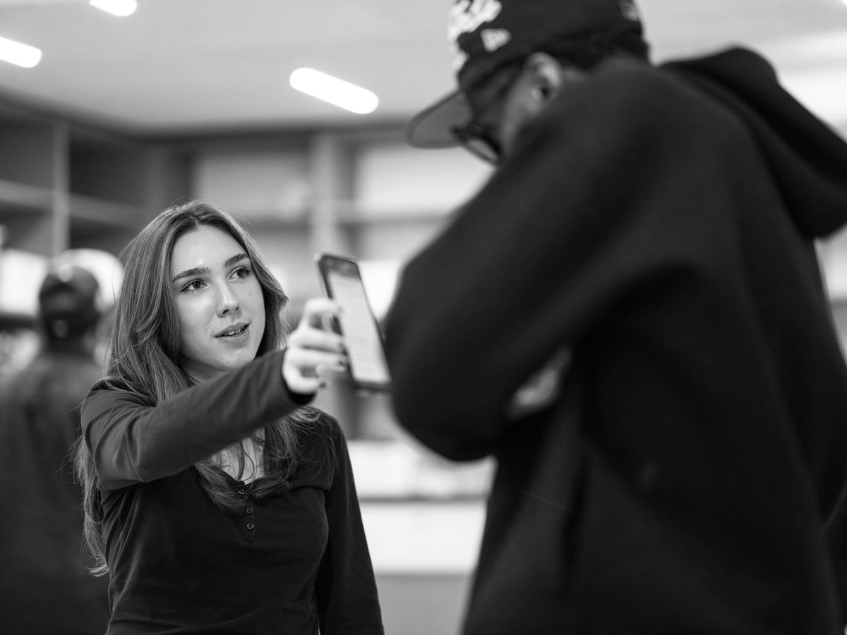 From the week of workshops with Goldsmiths Alchemy. Photo: Helle Navratil.