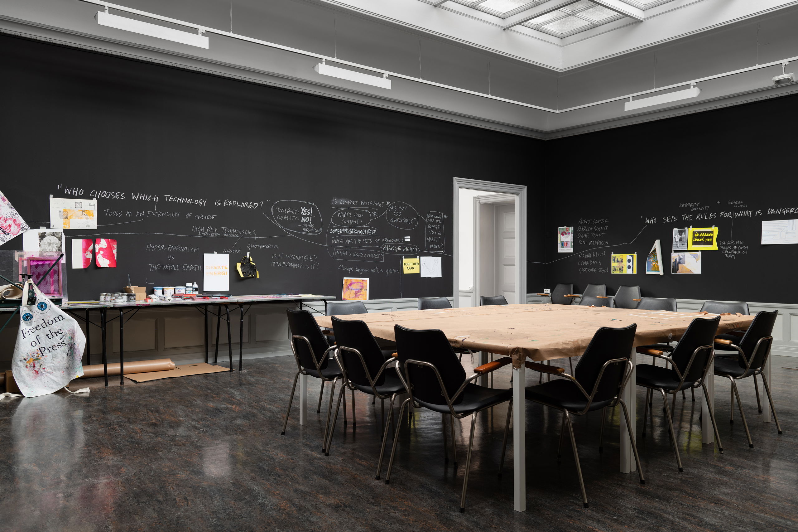 Ciara Phillips, Whatever happened to that bridge we crossed? (2019), installation view. Photo: Erik Sæter Jørgensen.