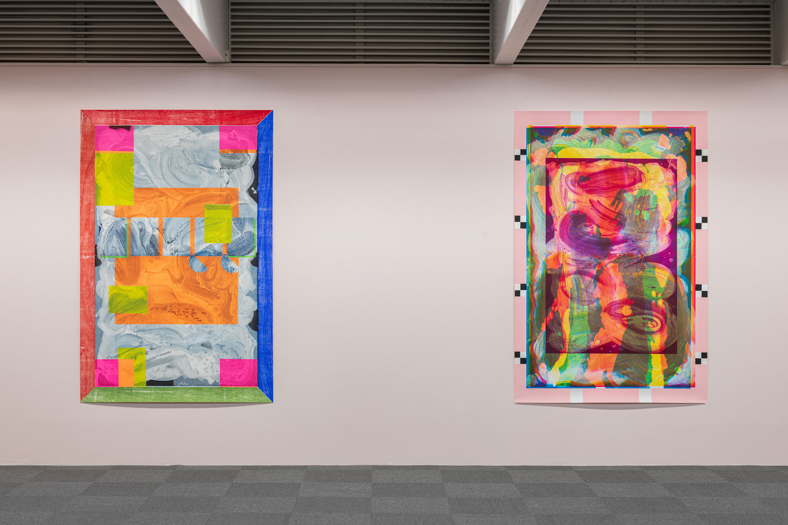 Ciara Phillips, Whatever happened to that bridge we crossed? (2019), installation view. Photo: Erik Sæter Jørgensen.