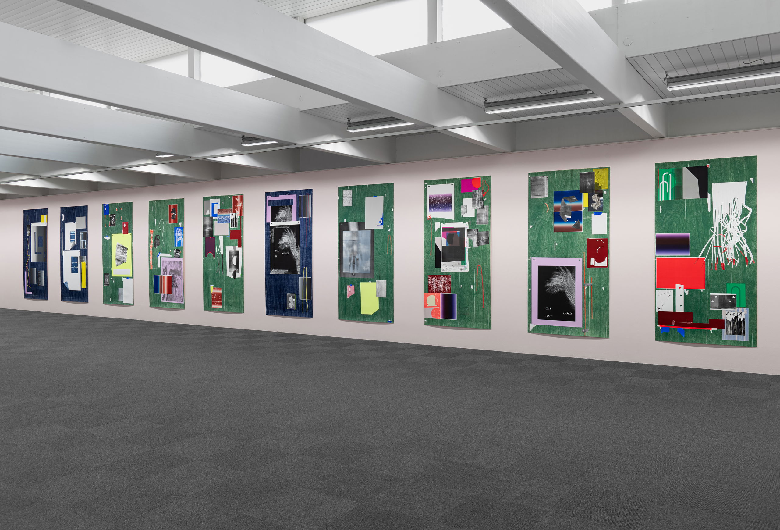 Ciara Phillips, Whatever happened to that bridge we crossed? (2019), installation view. Photo: Erik Sæter Jørgensen.