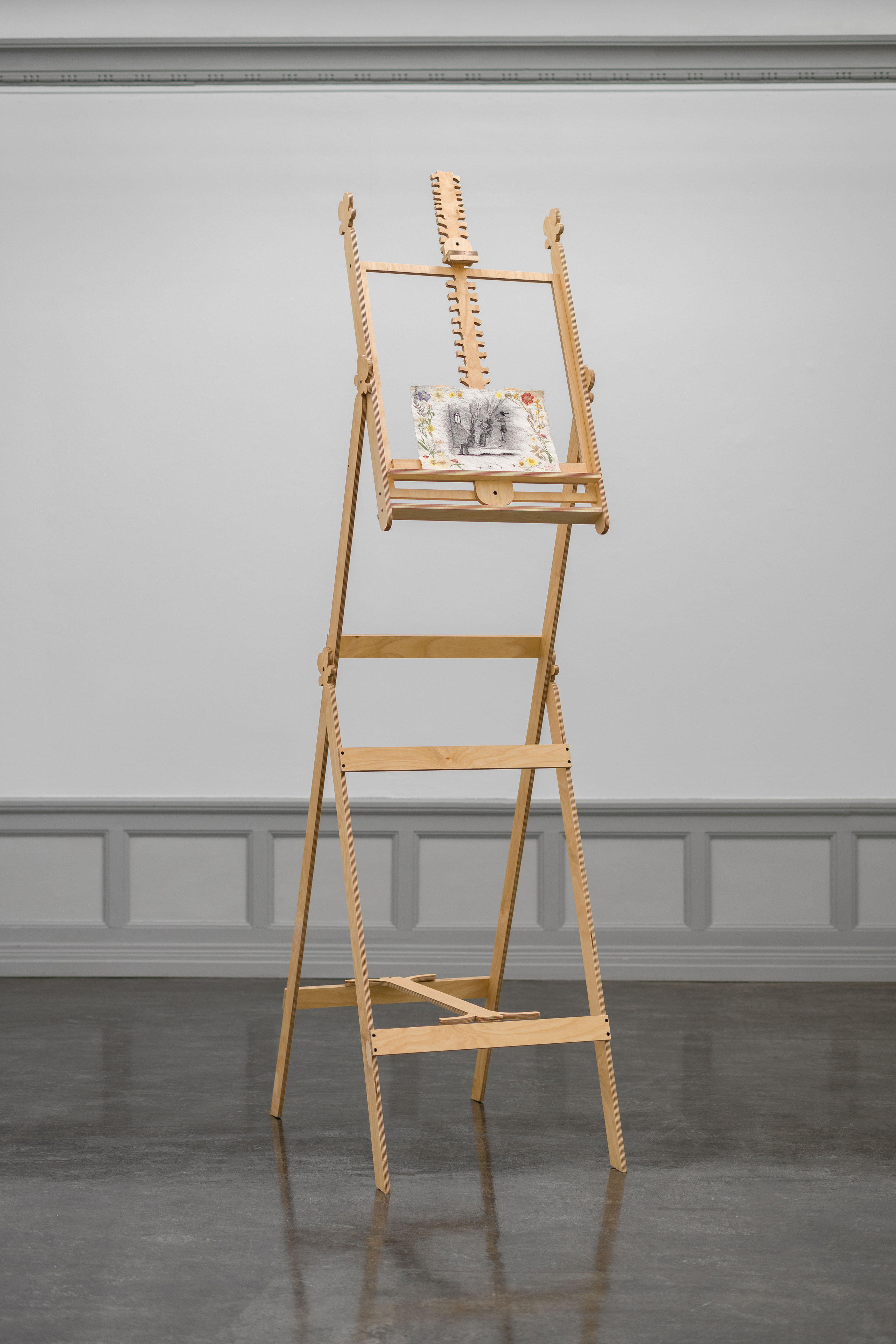 Cindy Ji Hye Kim, Sand in the Hourglass (2022), installasjonsoversikt. Foto: Erik Sæter Jørgensen.