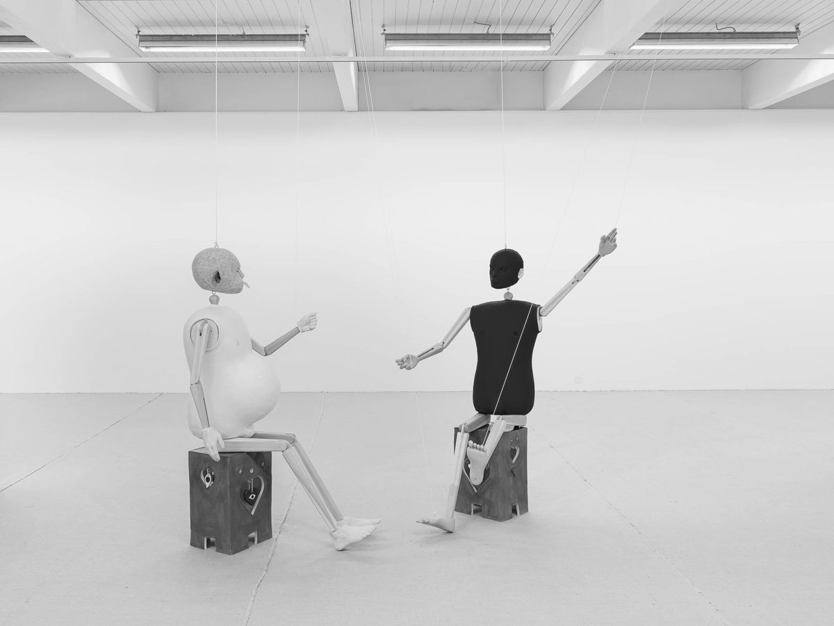 Jonathan Baldock, Me, Myself and I (2020), installasjonsoversikt. Foto: Erik Sæter Jørgensen.