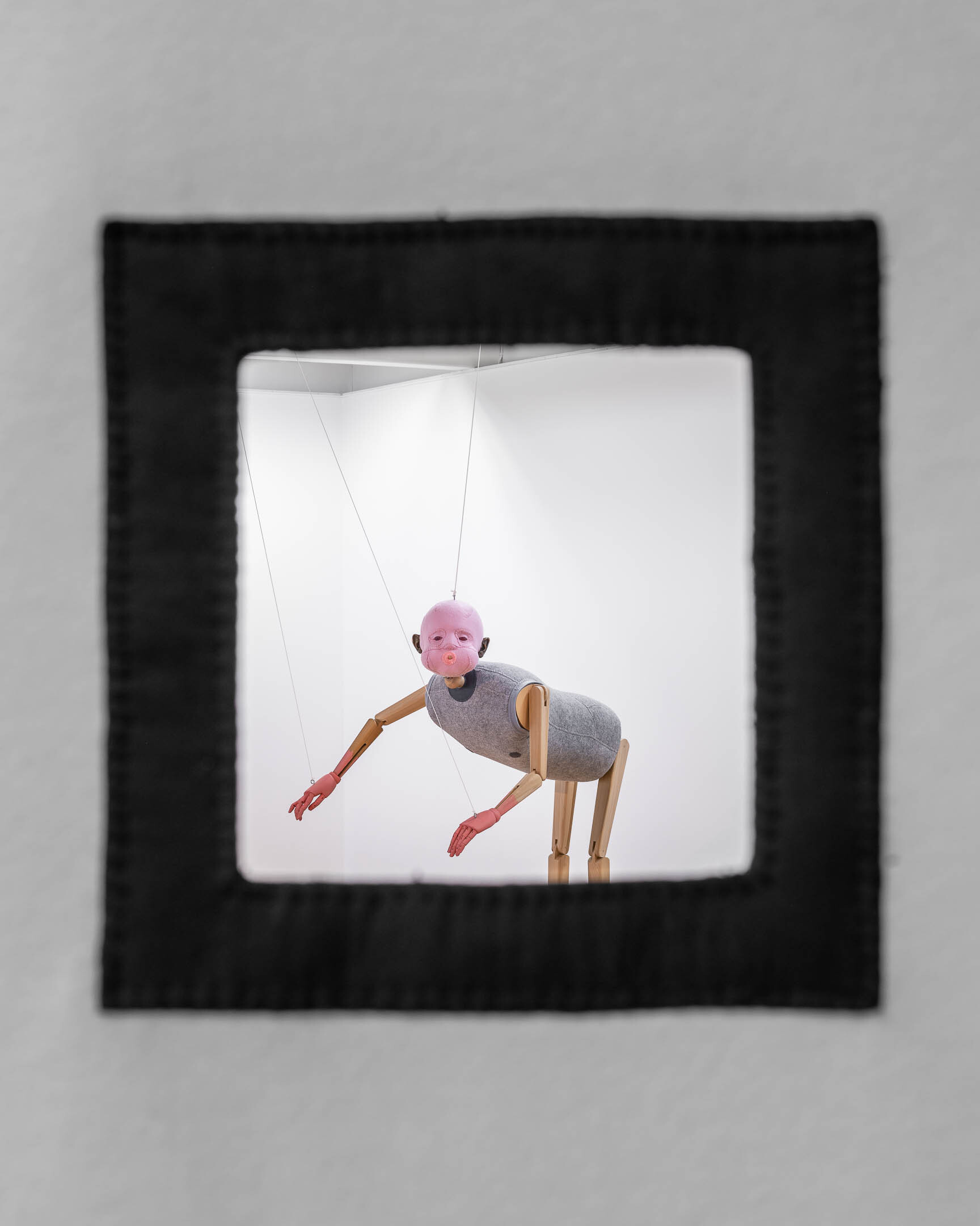 Jonathan Baldock, Me, Myself and I (2020), installation view. Photo: Erik Sæter Jørgensen.