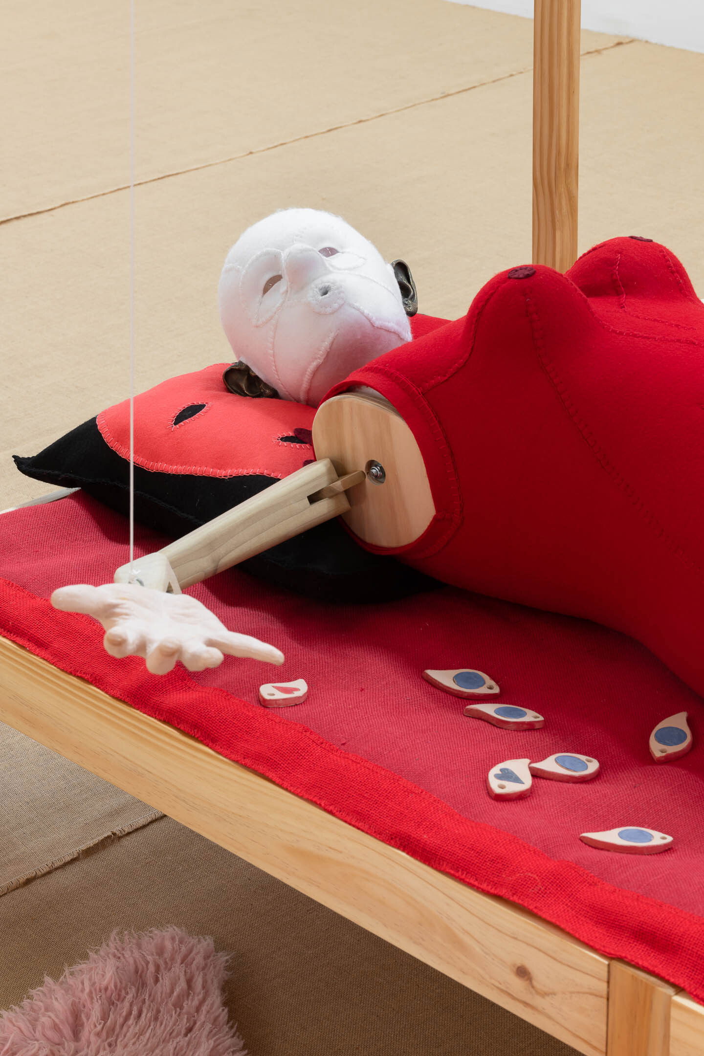 Jonathan Baldock, Me, Myself and I (2020), installation view. Photo: Erik Sæter Jørgensen.