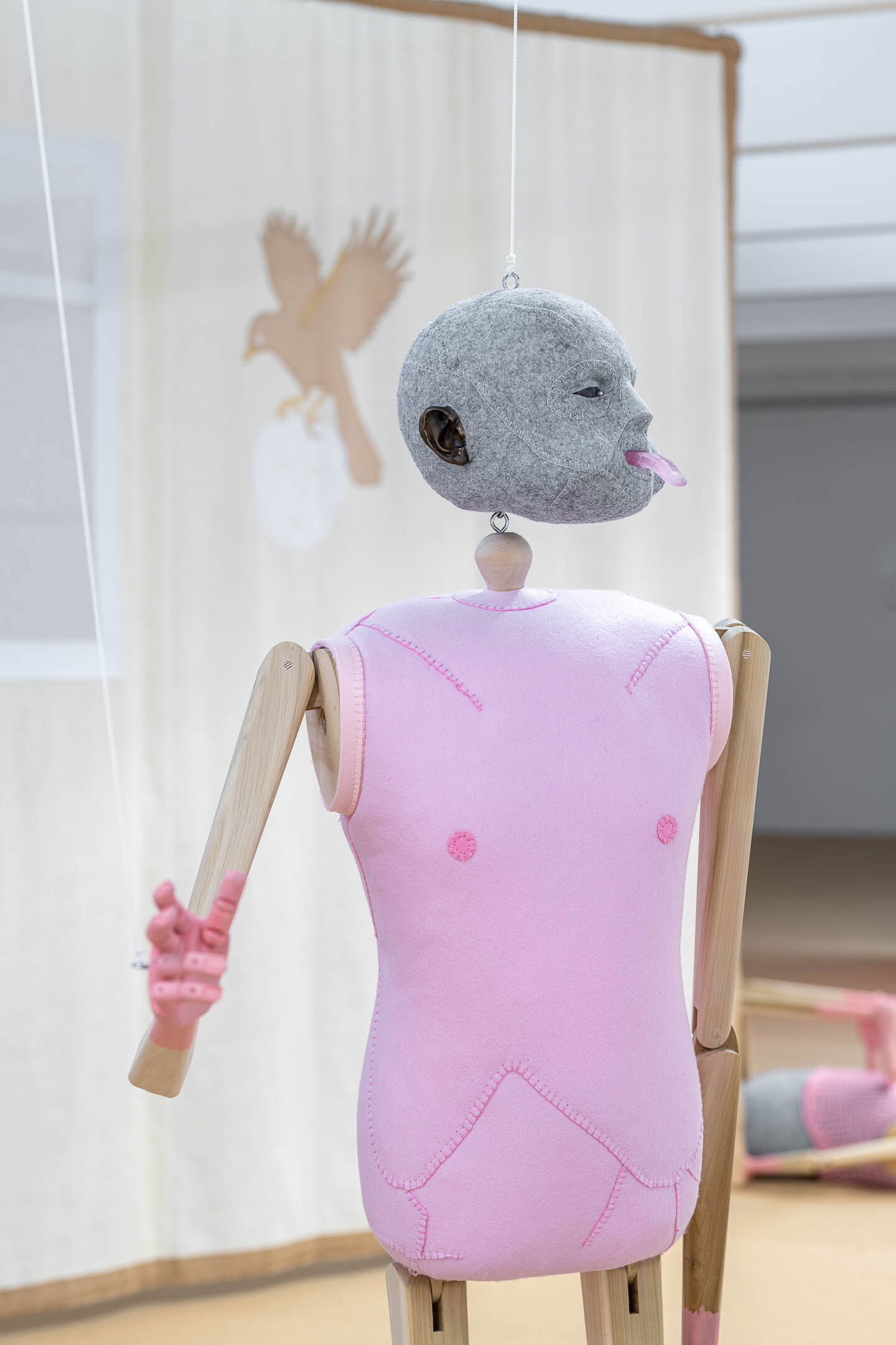 Jonathan Baldock, Me, Myself and I (2020), installation view. Photo: Erik Sæter Jørgensen.