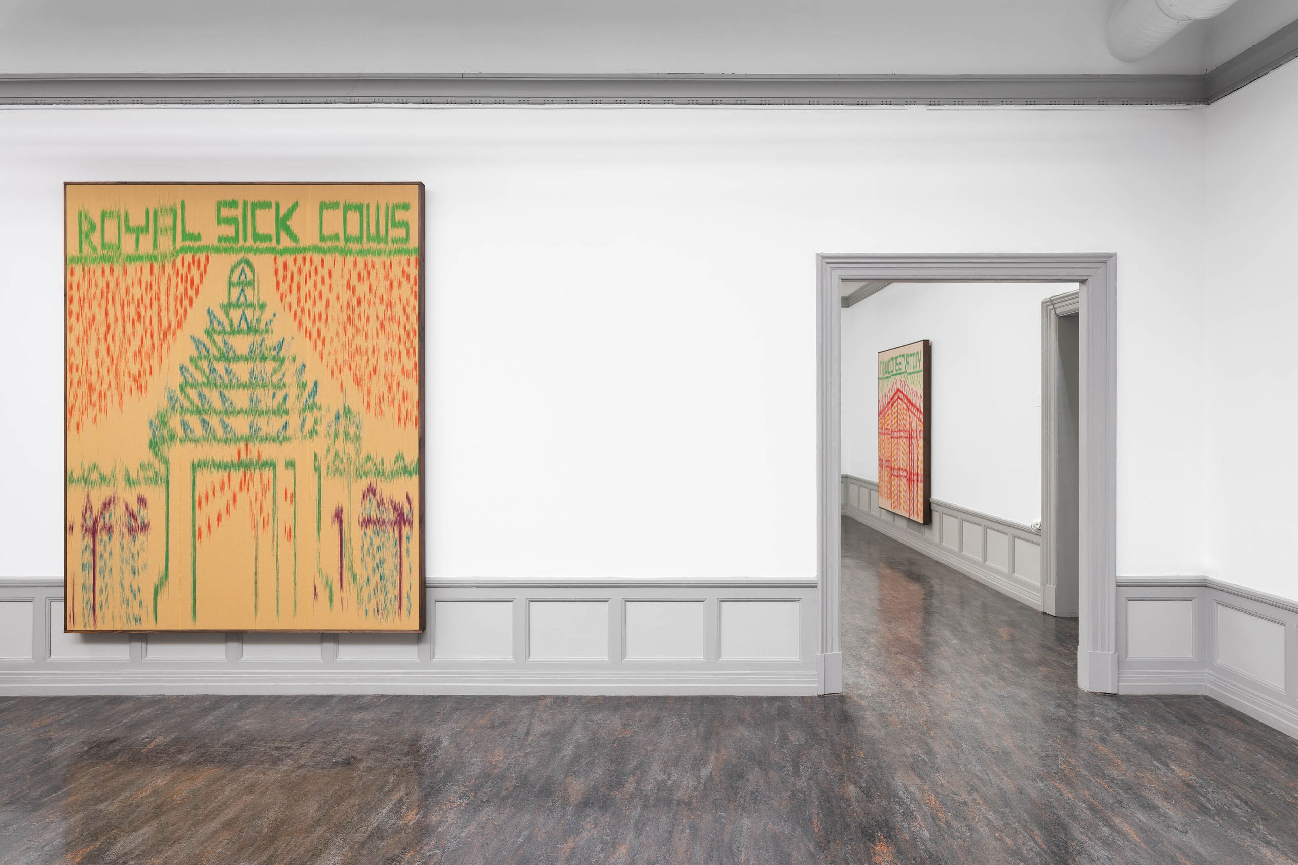 Mark Corfield-Moore, We Speak Chicken (2024), installasjonsoversikt. Foto: Erik Sæter Jørgensen.