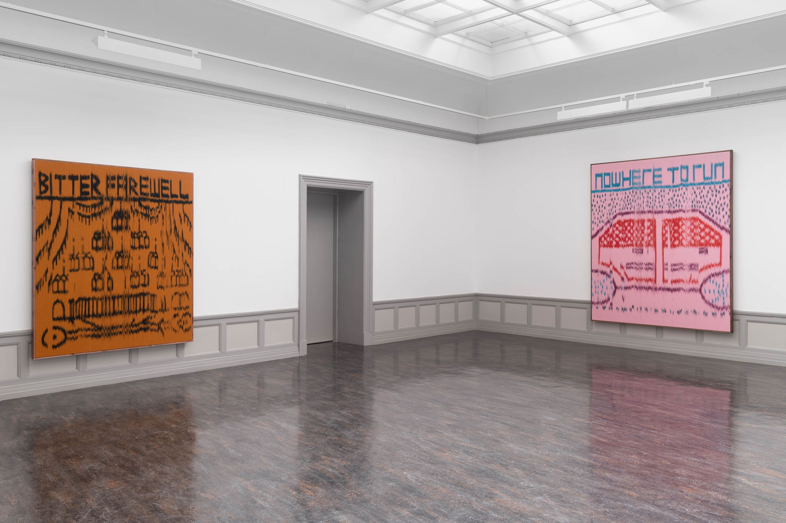 Mark Corfield-Moore, We Speak Chicken (2024), installasjonsoversikt. Foto: Erik Sæter Jørgensen.