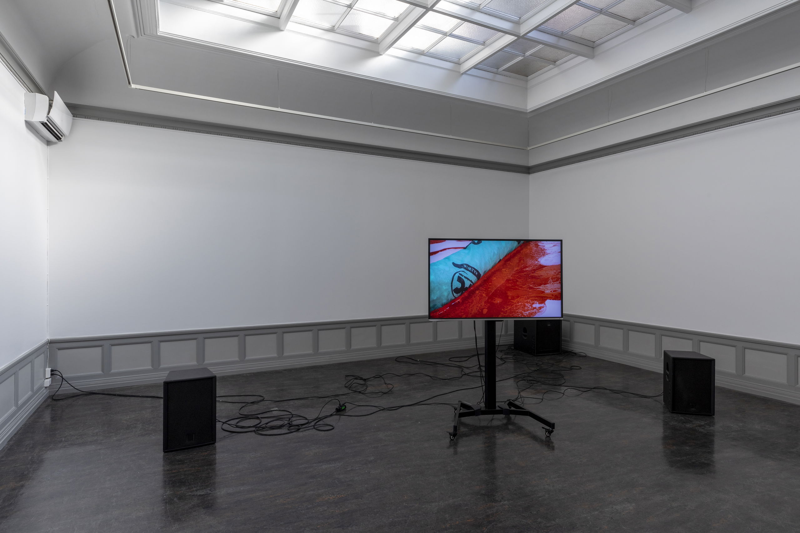 Marte Eknæs, Air Conditions (2020), installasjonsoversikt. Foto: Oddbjørn Erland Aarstad.