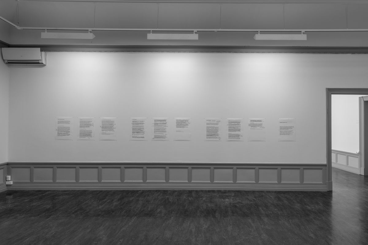 Marte Eknæs, Air Conditions (2020), installasjonsoversikt. Foto: Oddbjørn Erland Aarstad.