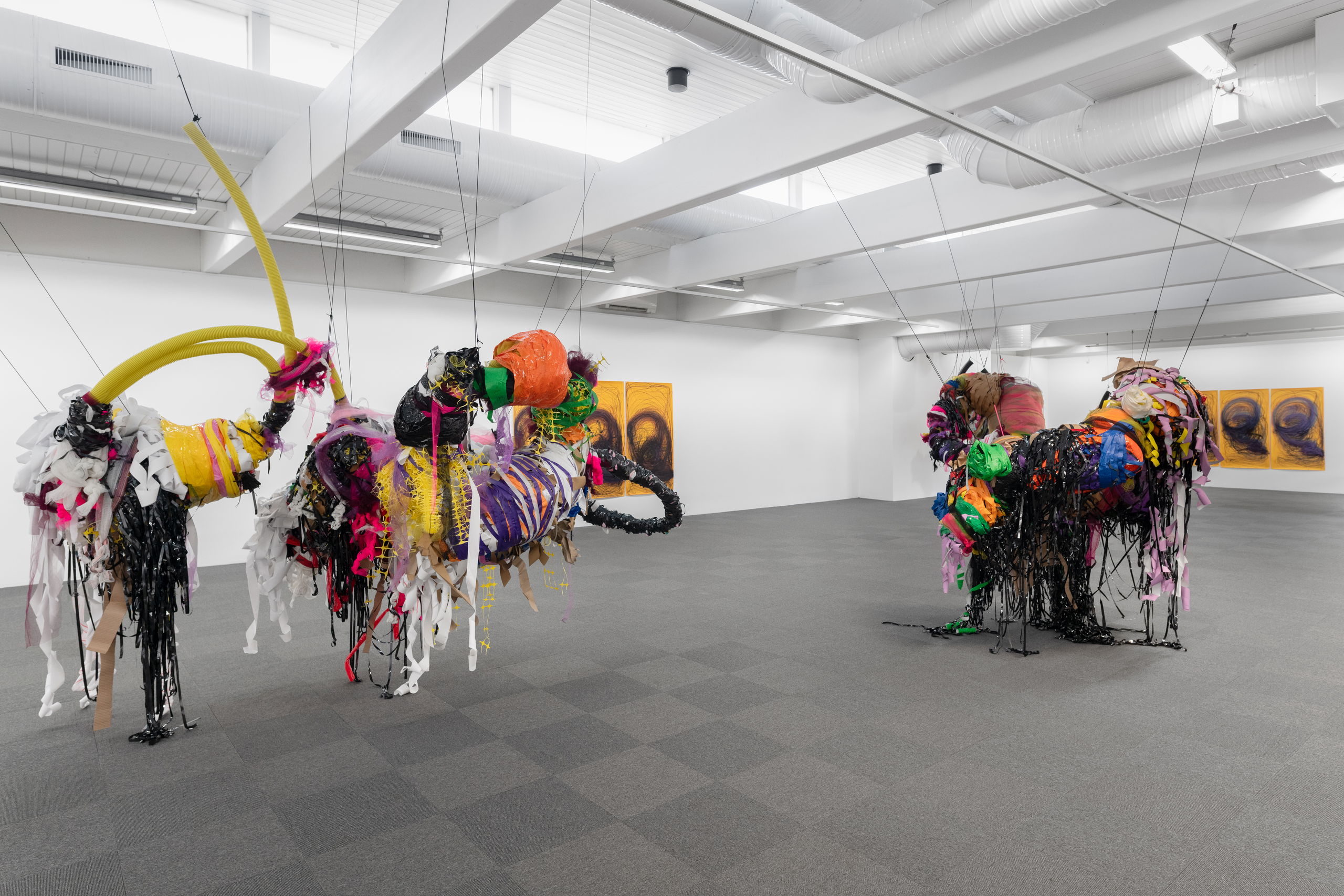 Nnena Kalu, Creations of Care (2025), installation view. Photo: Erik Sæter Jørgensen / Kunsthall Stavanger.