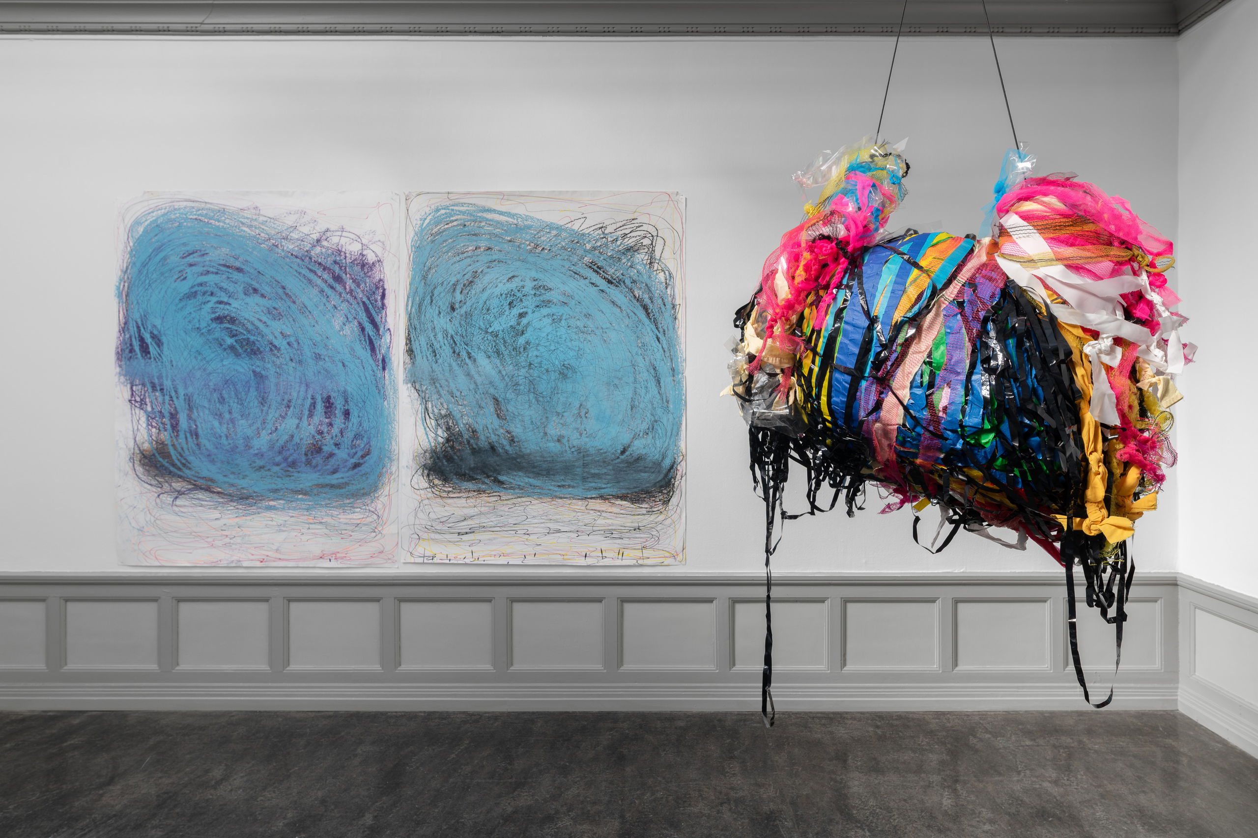 Nnena Kalu, Creations of Care (2025), installation view. Photo: Erik Sæter Jørgensen / Kunsthall Stavanger.