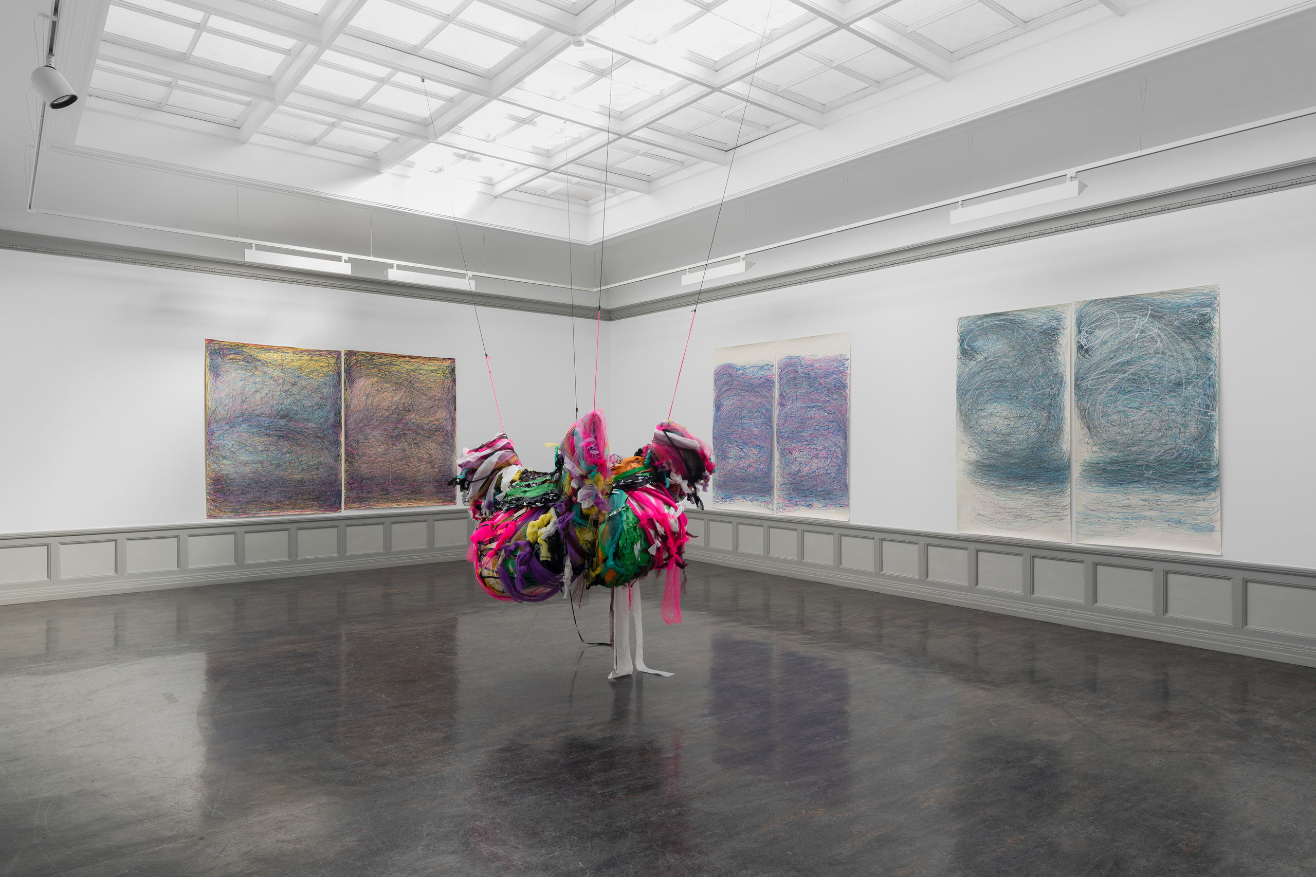 Nnena Kalu, Creations of Care (2025), installation view. Photo: Erik Sæter Jørgensen / Kunsthall Stavanger.