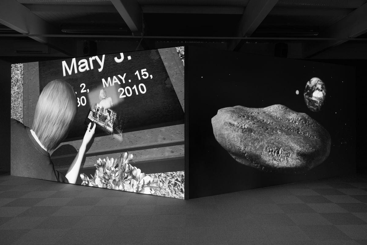 Peggy Ahwash, Vision Machines (2022), installation view. Photo: Erik Sæter Jørgensen.