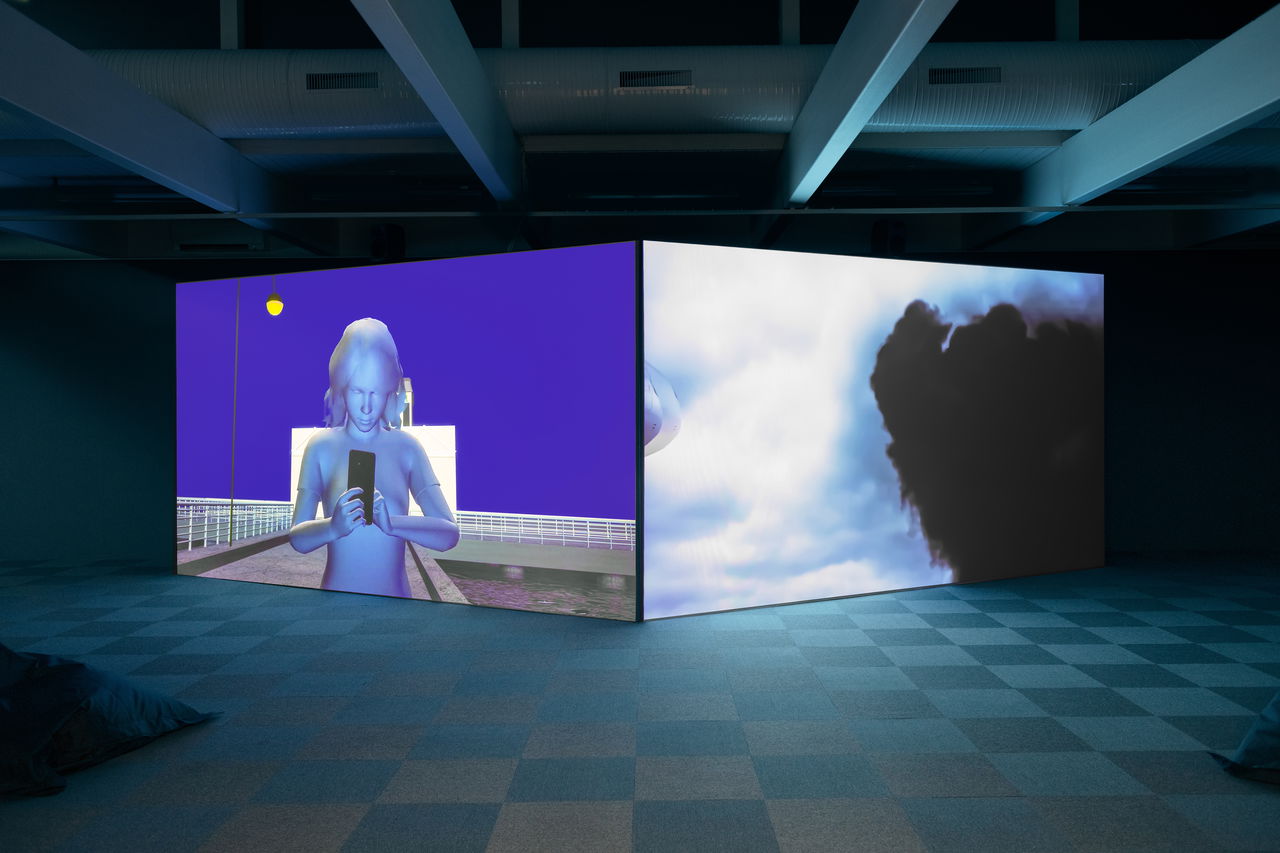 Peggy Ahwash, Vision Machines (2022), installation view. Photo: Erik Sæter Jørgensen.