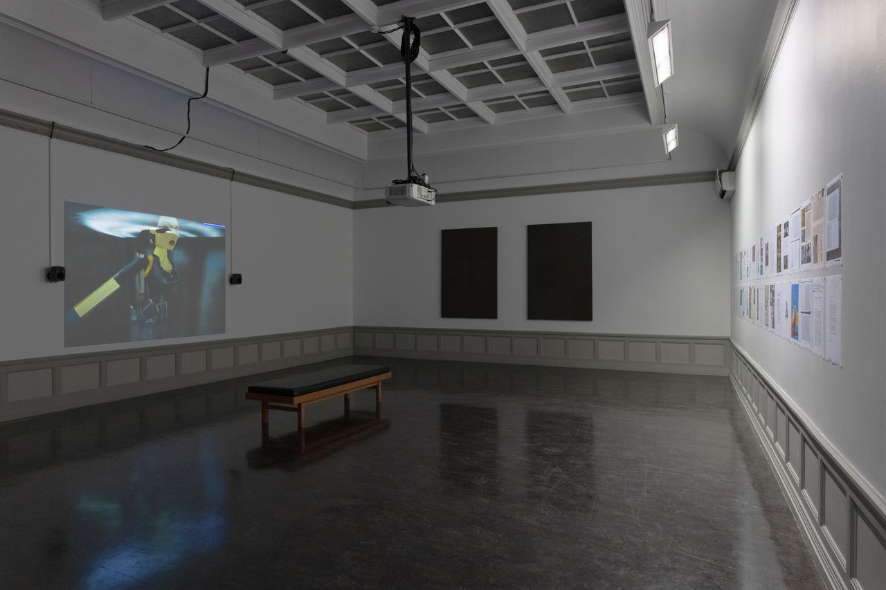 Peggy Ahwash, Vision Machines (2022), installation view. Photo: Erik Sæter Jørgensen.