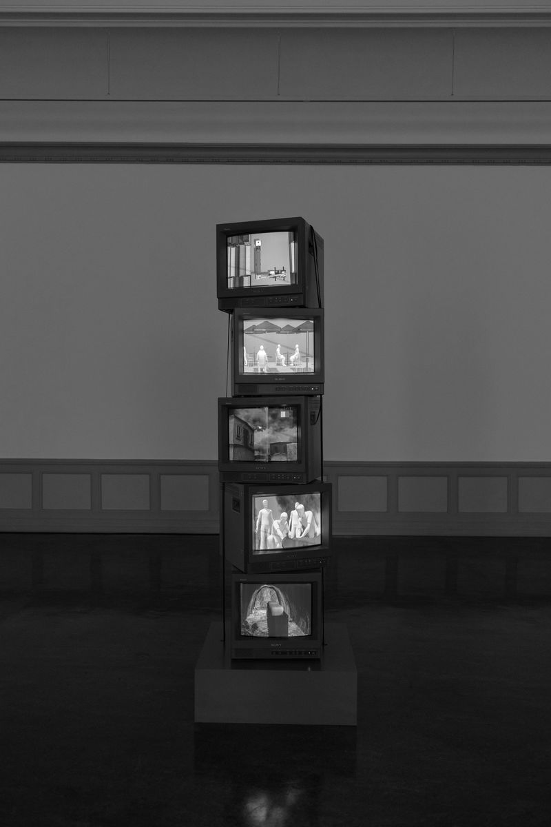 Peggy Ahwash, Vision Machines (2022), installation view. Photo: Erik Sæter Jørgensen.