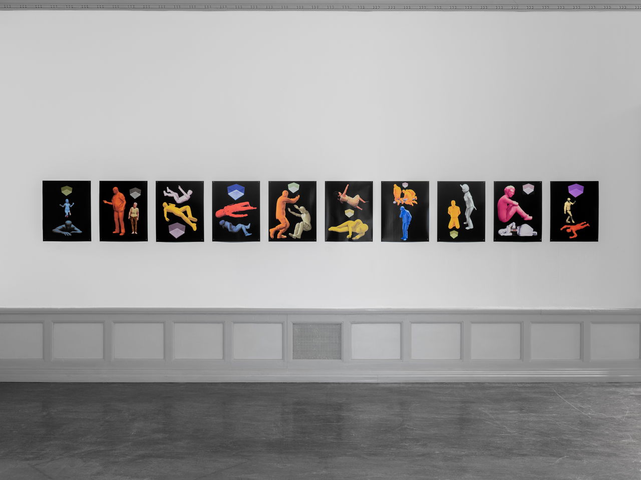 Peggy Ahwash, Vision Machines (2022), installation view. Photo: Erik Sæter Jørgensen.