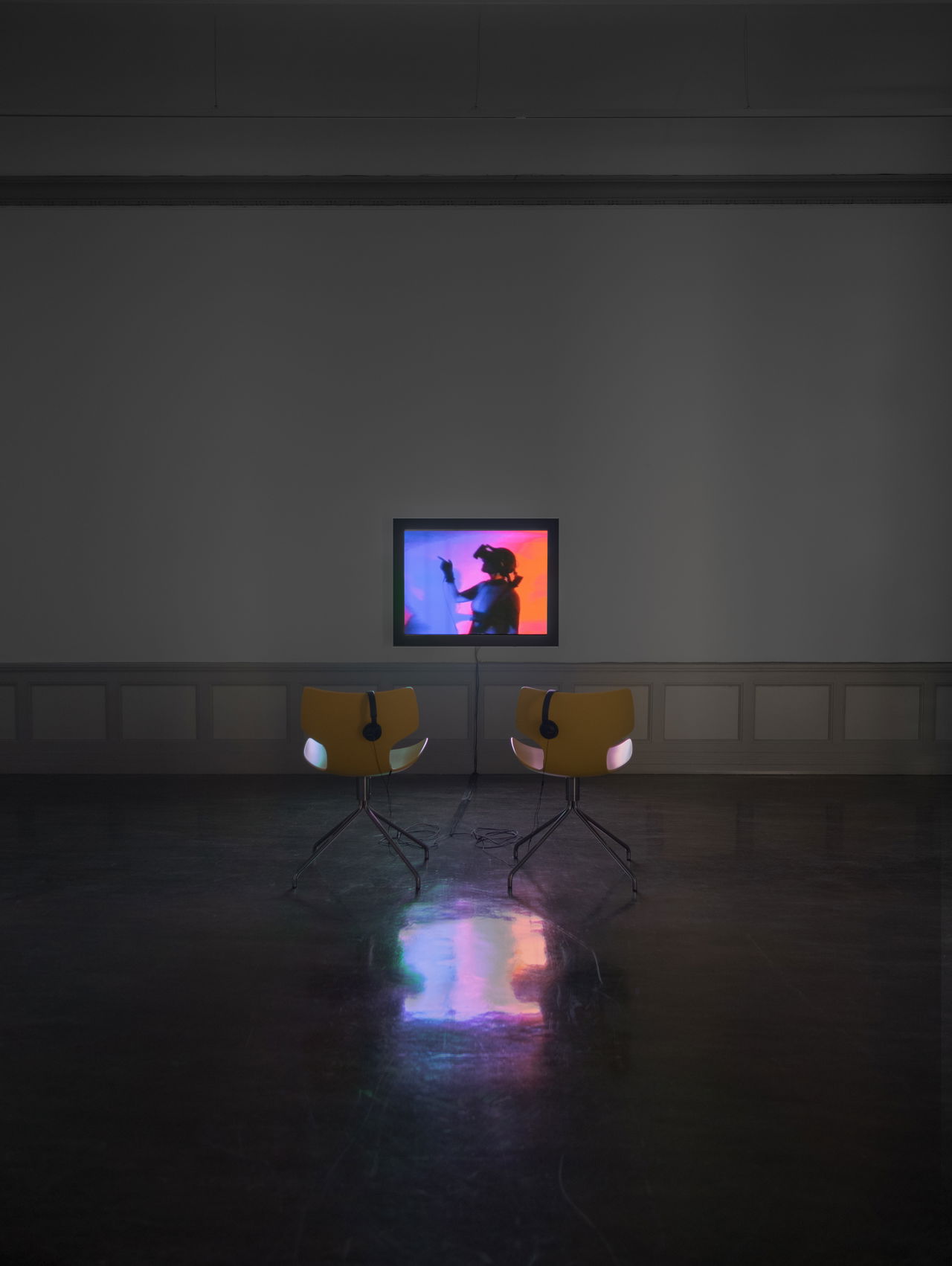 Peggy Ahwash, Vision Machines (2022), installation view. Photo: Erik Sæter Jørgensen.