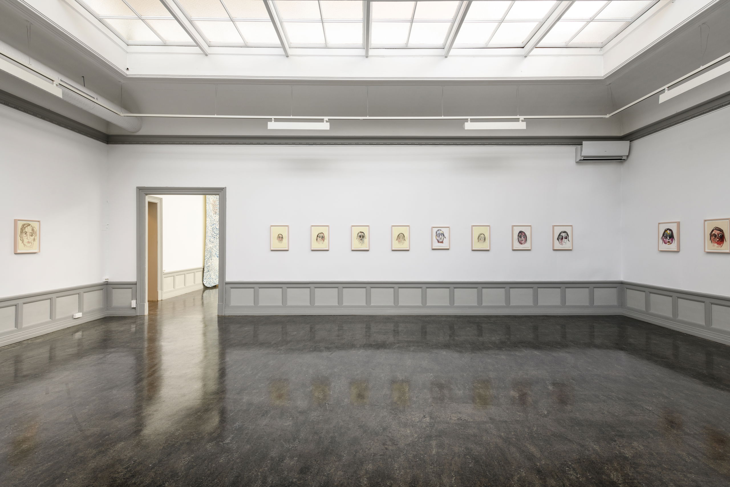 Vanessa Baird, Here we are again, happy as can be, all good pals and jolly good company (2021), installation view. Photo: Kunsthall Stavanger / Markus Johansson (Bitmap).