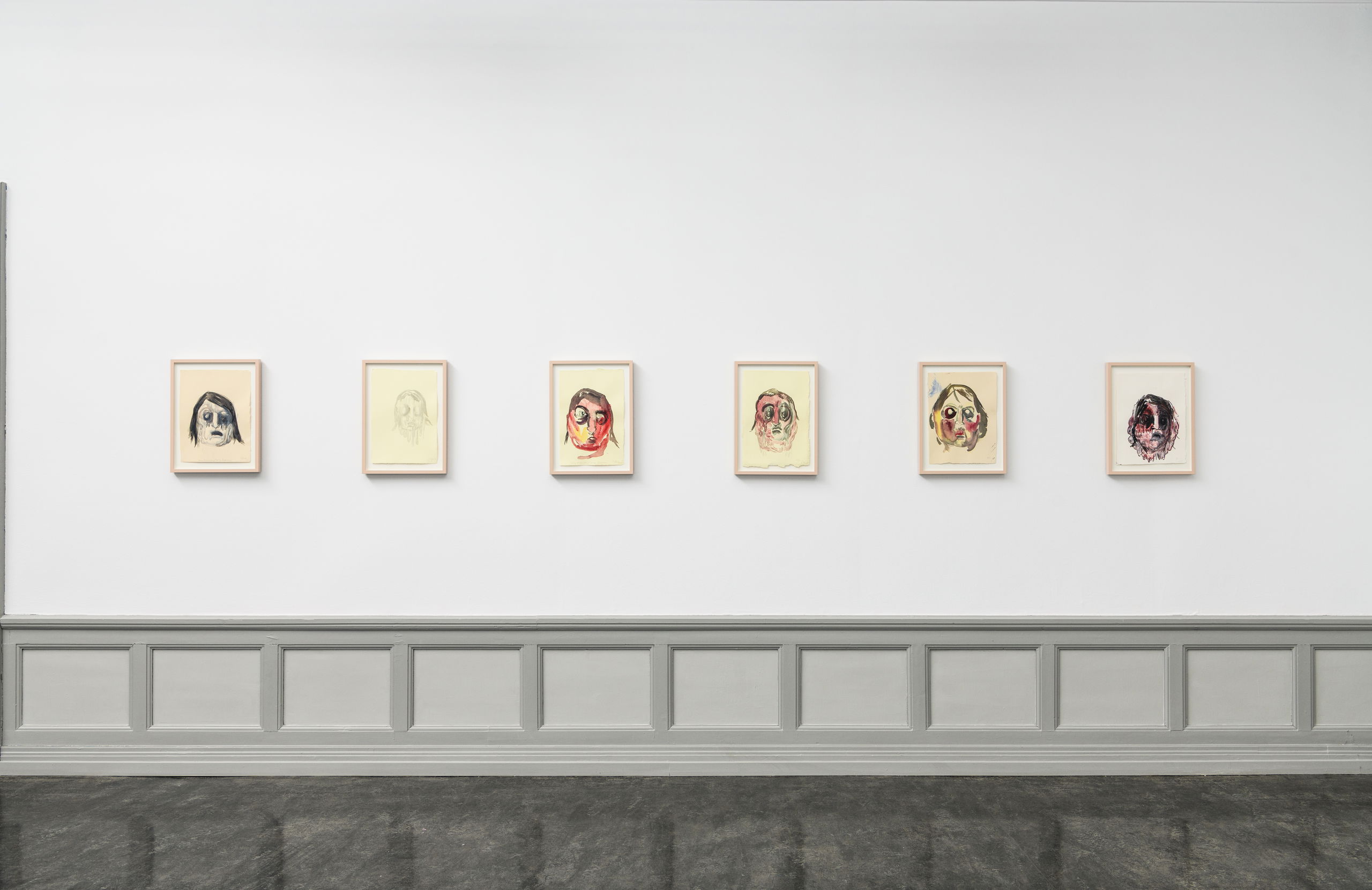 Vanessa Baird, Here we are again, happy as can be, all good pals and jolly good company (2021), installation view. Photo: Kunsthall Stavanger / Markus Johansson (Bitmap).