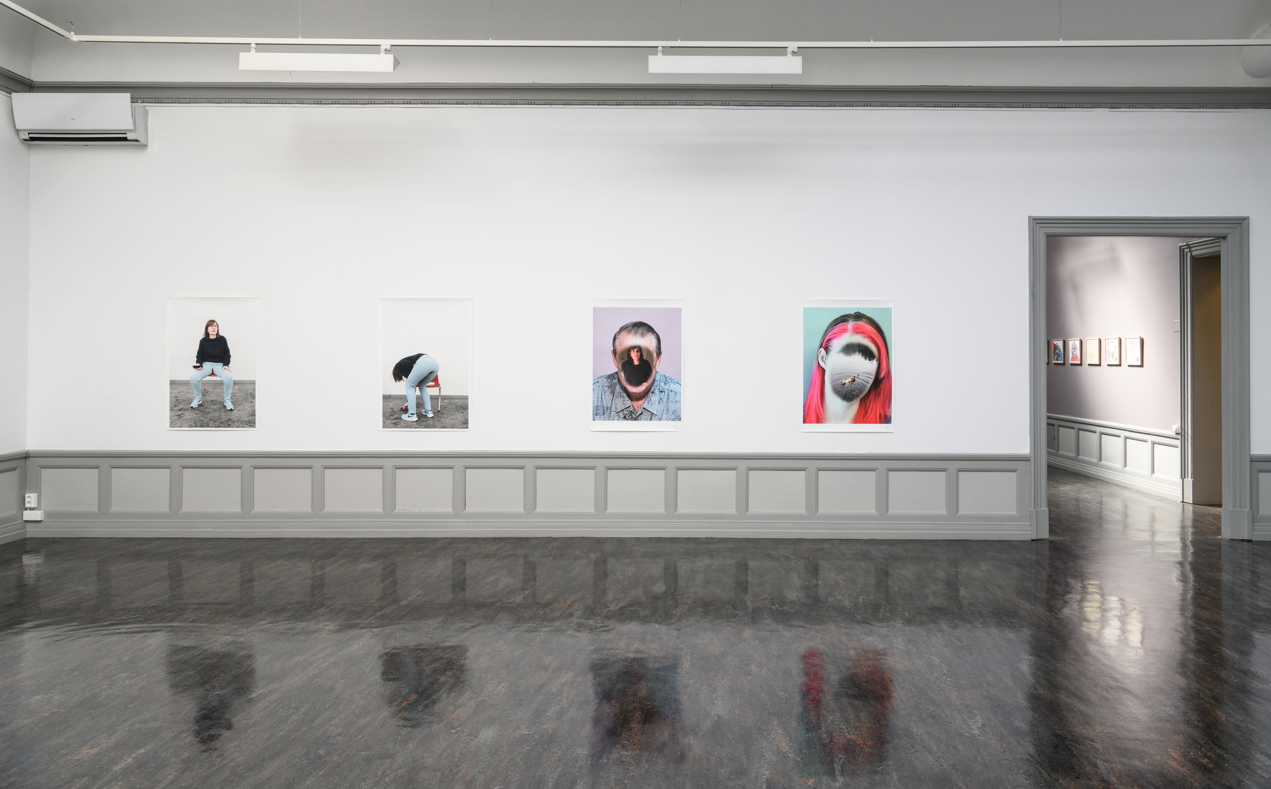Vanessa Baird, Here we are again, happy as can be, all good pals and jolly good company (2021), installation view. Photo: Kunsthall Stavanger / Markus Johansson (Bitmap).