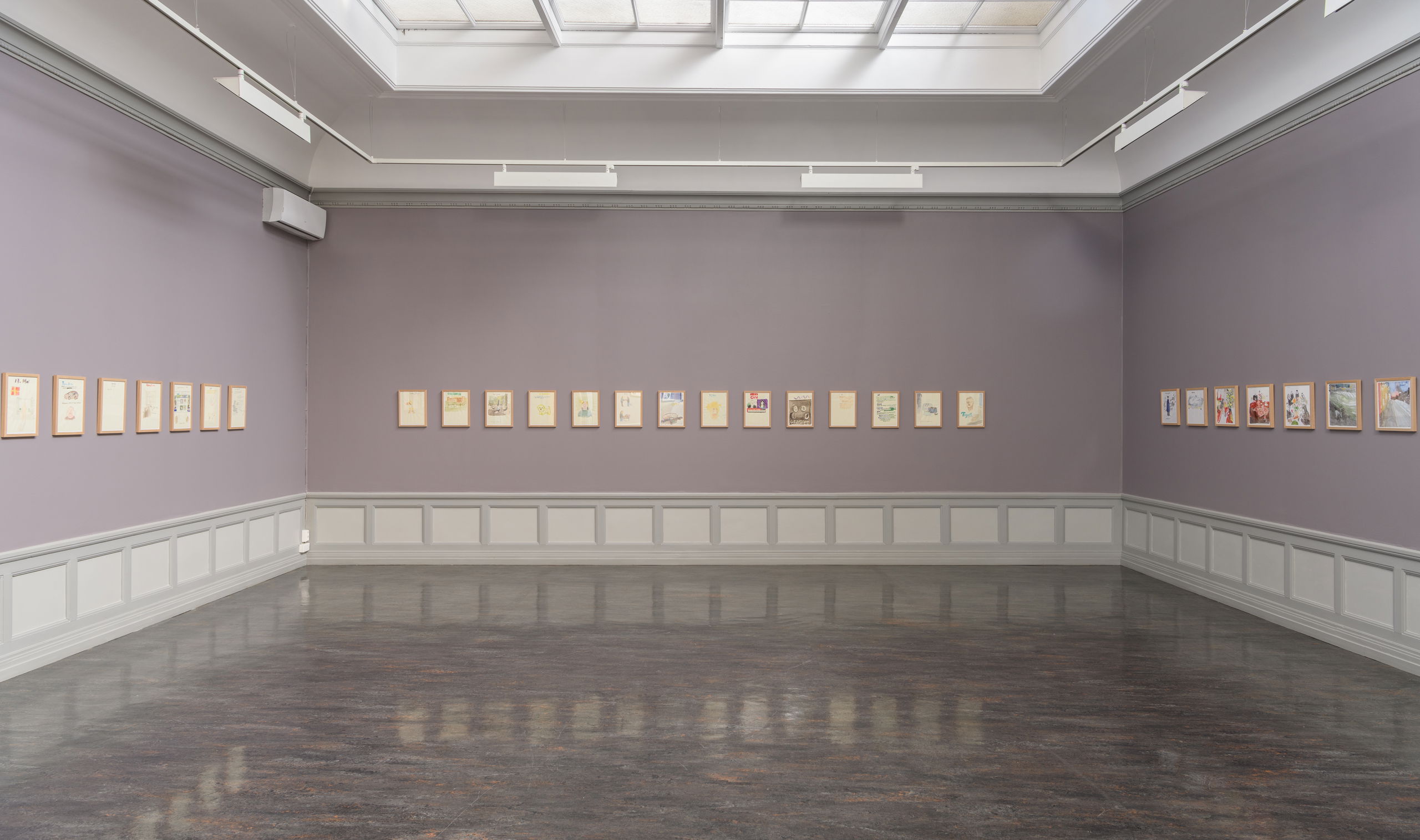 Vanessa Baird, Here we are again, happy as can be, all good pals and jolly good company (2021), installation view. Photo: Kunsthall Stavanger / Markus Johansson (Bitmap).