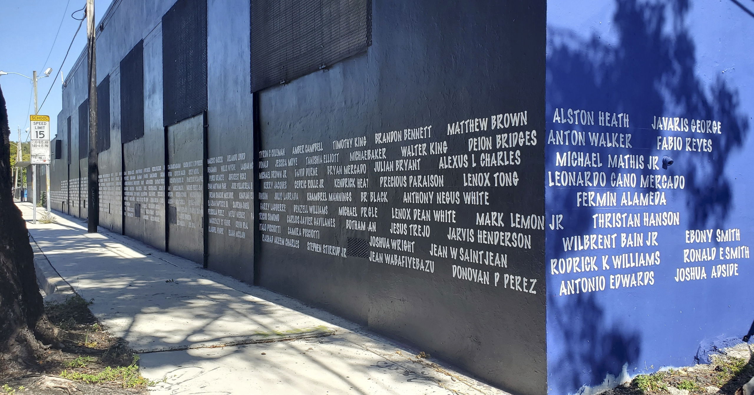 Vanta Black, Say Their Names (2020), Endof Wall.