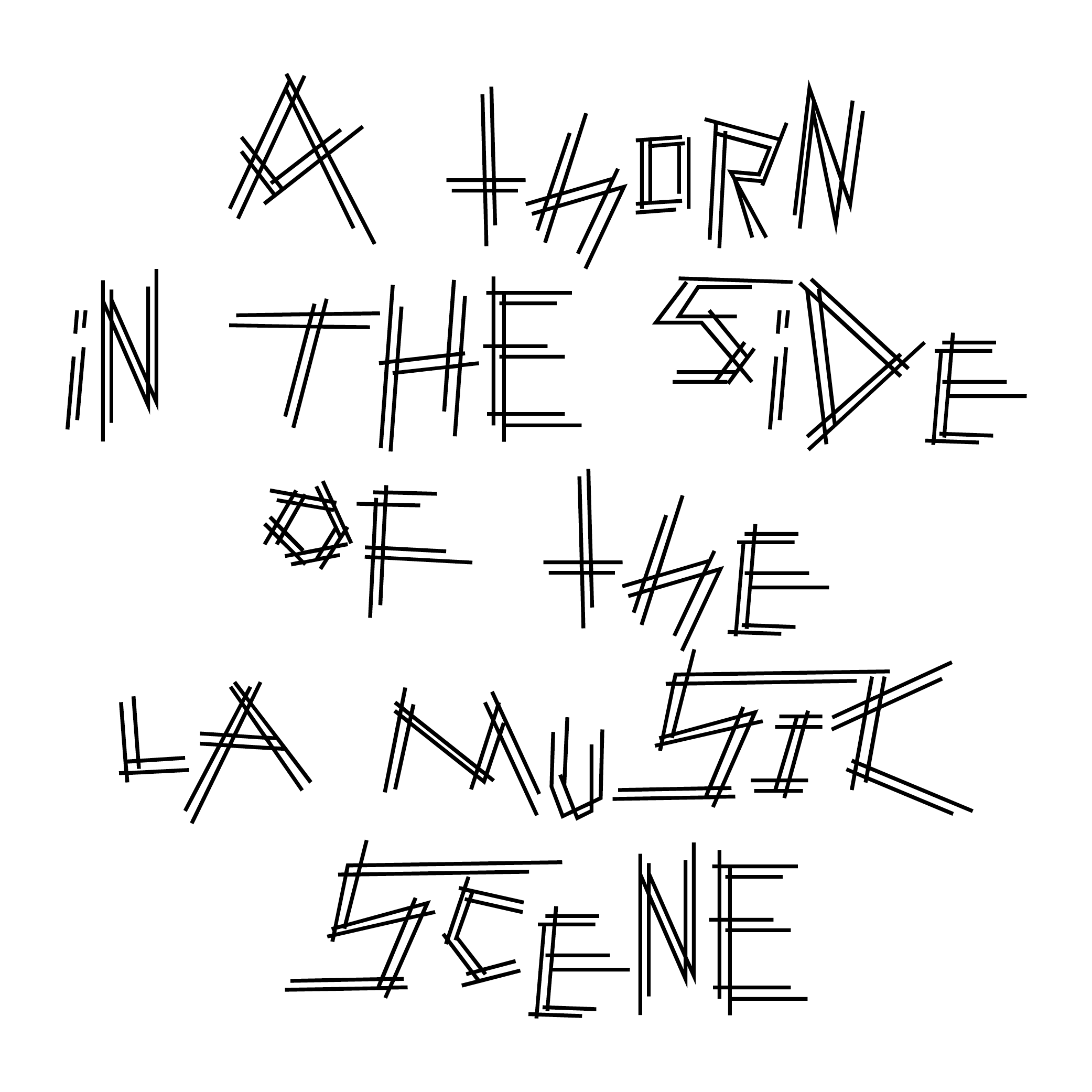 Typeeksempel av Gerardo Velázquez.