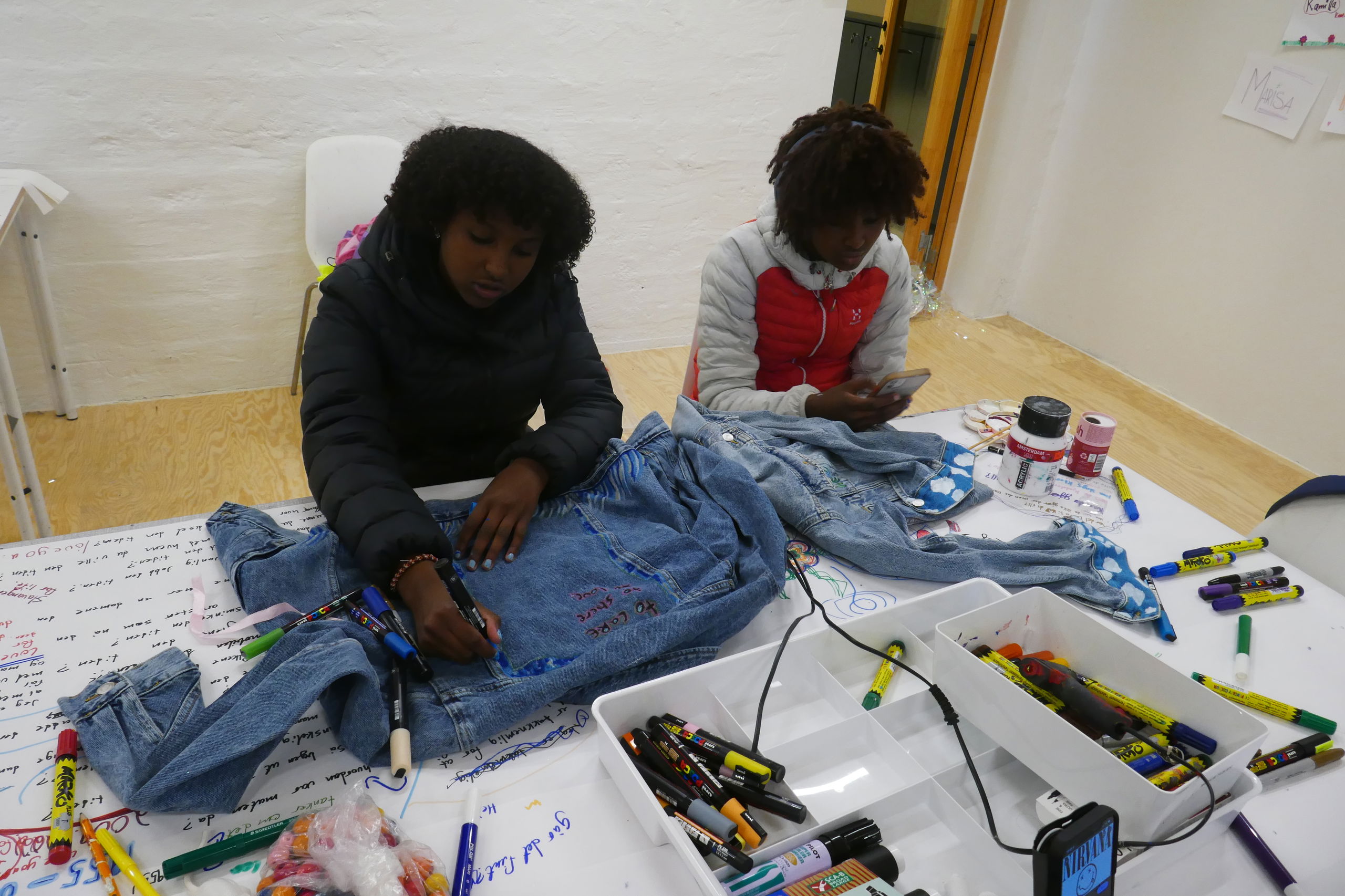 From first Sharing is Caring workshop with Walk of Shame. Photo: Kunsthall Stavanger.