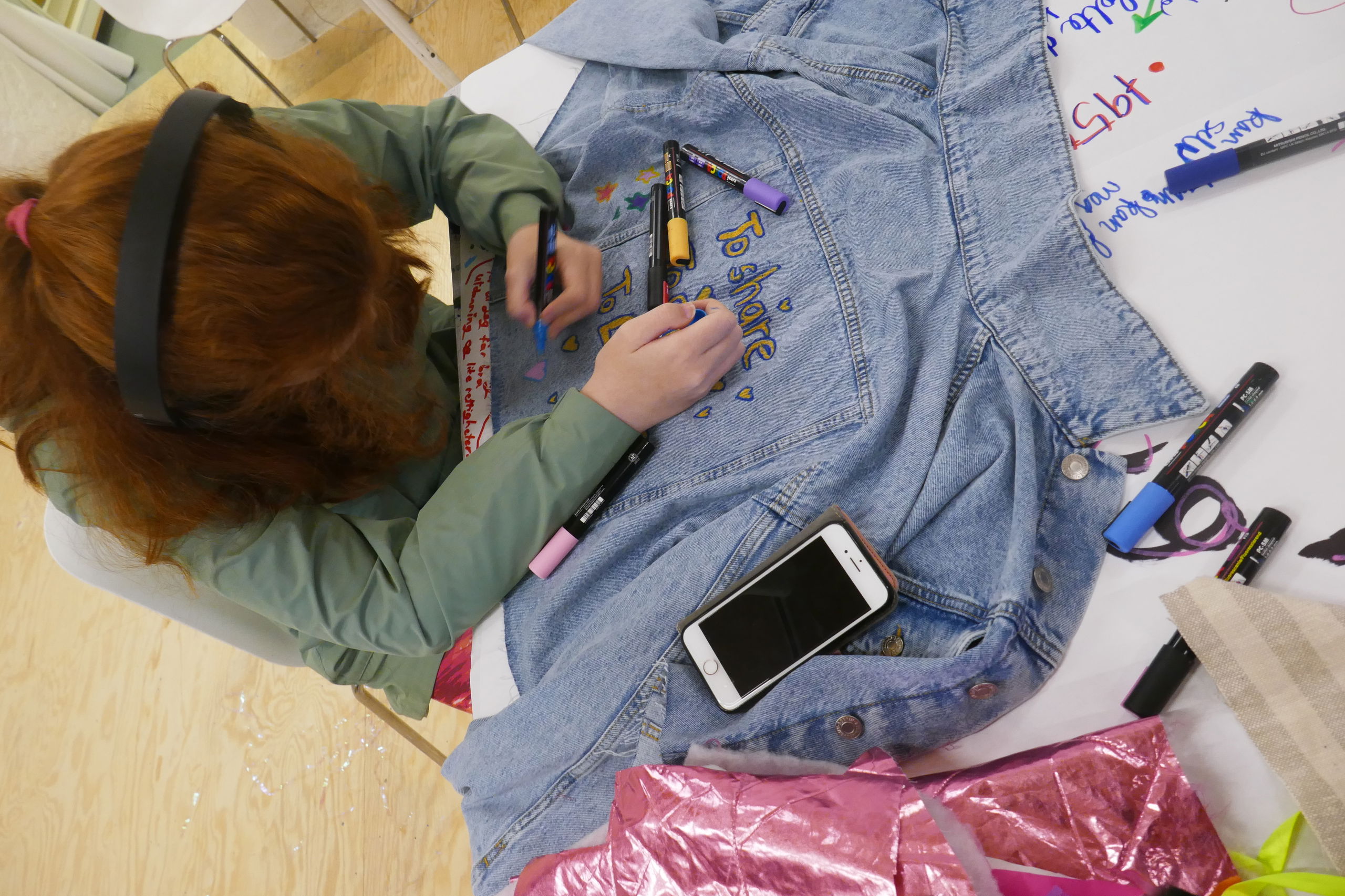 From first Sharing is Caring workshop with Walk of Shame. Photo: Kunsthall Stavanger.